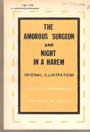 Cover of: Amorous Surgeon and Night in a Harem by 