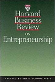 Harvard business review on entrepreneurship