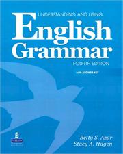 Cover of: Understanding and using English grammar by Betty Schrampfer Azar