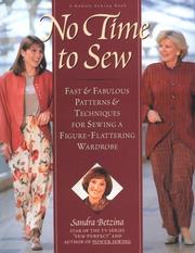 Cover of: No Time to Sew