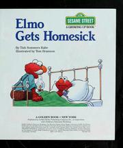 Cover of: Elmo gets homesick