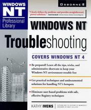 Cover of: Windows NT troubleshooting