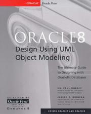 Oracle8 design using UML object modeling