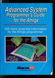 Cover of: Advanced system programmer's guide for the Amiga