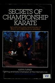 Cover of: Secrets of championship karate by Karyn Turner