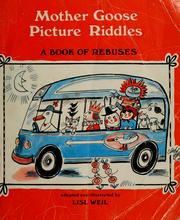 Cover of: Mother Goose picture riddles