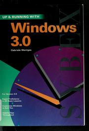 Cover of: Up & running with Windows 3.0 by Gabriele Wentges