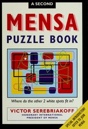 Cover of: A Second Mensa Puzzle Book by Victor Serebriakoff
