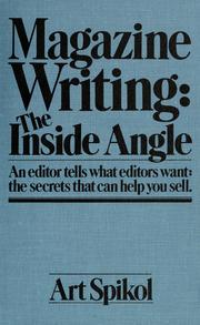 Cover of: Magazine writing by Art Spikol