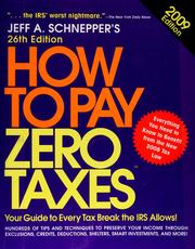 Cover of: How to pay zero taxes, 2009