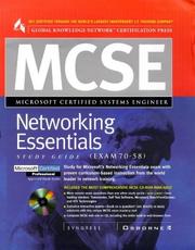 Cover of: MCSE networking essentials study guide: (exam 70-58)