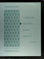 Conducting successful business research by Harvey David Rothenberg