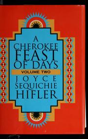 Cover of: A Cherokee feast of days: volume two
