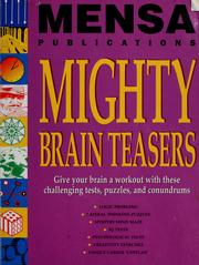 Cover of: Mensa Publications Mighty Brain Teasers by Robert Allen