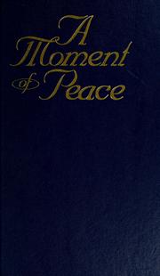 Cover of: A moment of peace