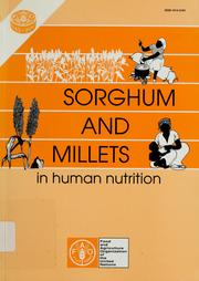 Cover of: Sorghum and millets in human nutrition.