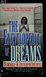 Cover of: The encyclopedia of dreams