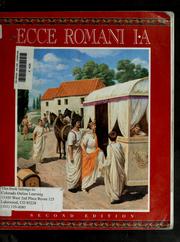 Cover of: Ecce Romani I-A: Student book : a Latin reading program -- meeting the family