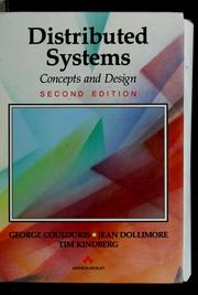 Cover of: Distributed systems by George F. Coulouris