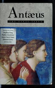 Cover of: Antaeus, the final issue, no. 75/76, Autumn, 1994