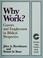 Cover of: Why work?