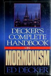 Cover of: Decker's Complete handbook on Mormonism