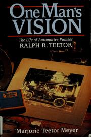 Cover of: One man's vision by Marjorie Teetor Meyer
