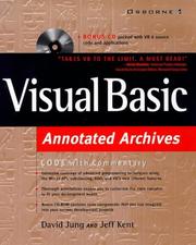Cover of: Visual Basic Annotated Archives: Annotated Archives