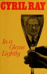 Cover of: In a glass lightly. by Cyril Ray