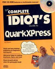 Cover of: The complete idiot's guide to QuarkXPress by Ted Alspach