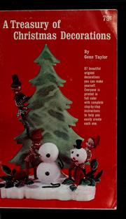 Cover of: A second treasury of Christmas decorations