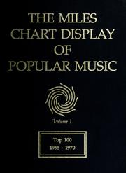 Cover of: The Miles chart display of popular music by Betty T. Miles