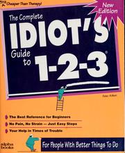 Cover of: The complete idiot's guide to 1-2-3 by Peter G. Aitken
