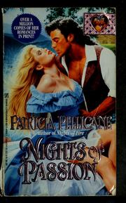 Cover of: Nights of Passion by Patricia Pellicane