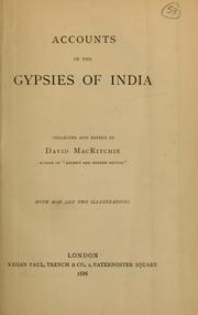 Cover of: Accounts of the gypsies of India