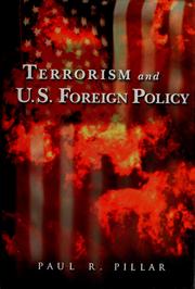 Cover of: Terrorism and U.S. foreign policy