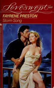 Cover of: STORM SONG by Fayrene Preston