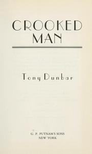 Cover of: Crooked man by Anthony P. Dunbar