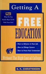 Cover of: Getting a free education