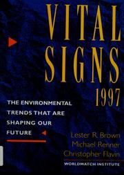 Cover of: Vital signs by Lester Russell Brown