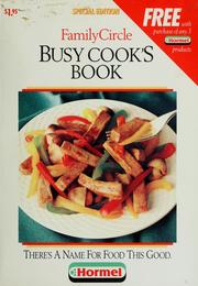 Busy cook's book.