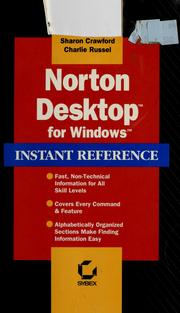Norton Desktop for Windows instant reference by Sharon Crawford, Sharon Crawford