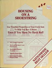 Cover of: Housing on a shoestring by U.S. Information Bureau (Firm)