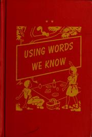Cover of: Using words we know