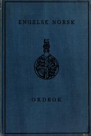 Cover of: Engelsk-Norsk