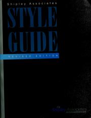 Cover of: Style Guide