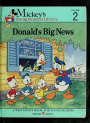 Cover of: Donald's big news/ story by Mary Packard