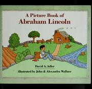 Cover of: A picture book of Abraham Lincoln by David A. Adler