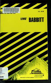 Cover of: Babbitt by G. K. Carey