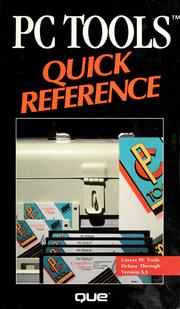 Cover of: PC tools quick reference by George Sheldon